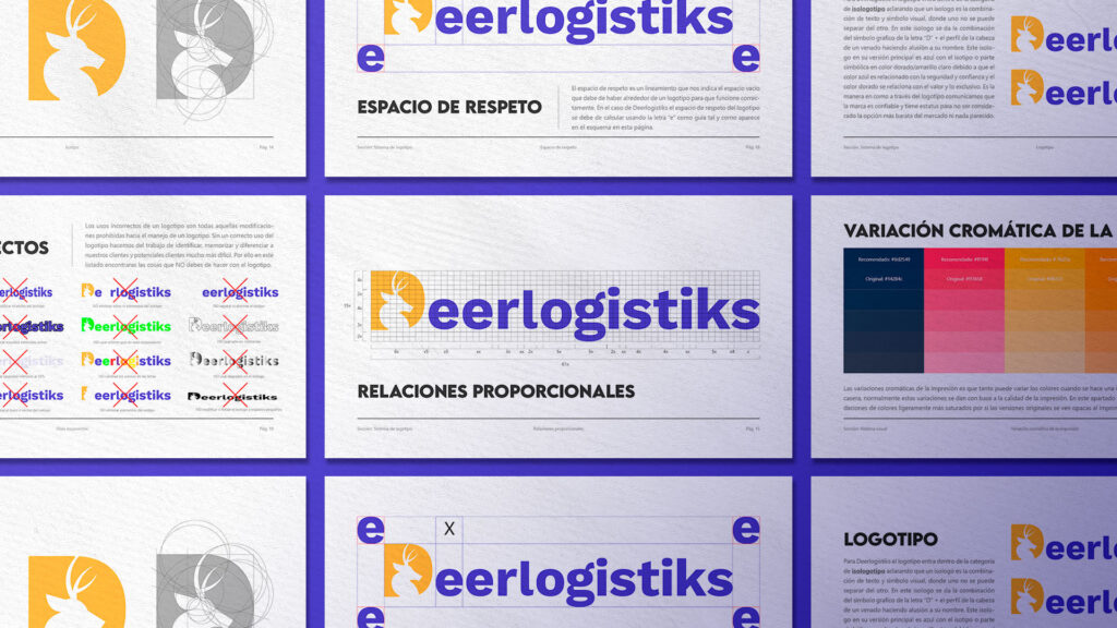 Rebranding Deerlogistiks Brand Guidelines and logo